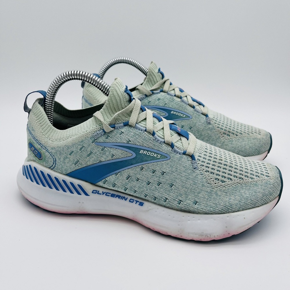 Brooks Women's Glycerin StealthFit 20 1203721B409 Blue Running Shoes Size 7 B